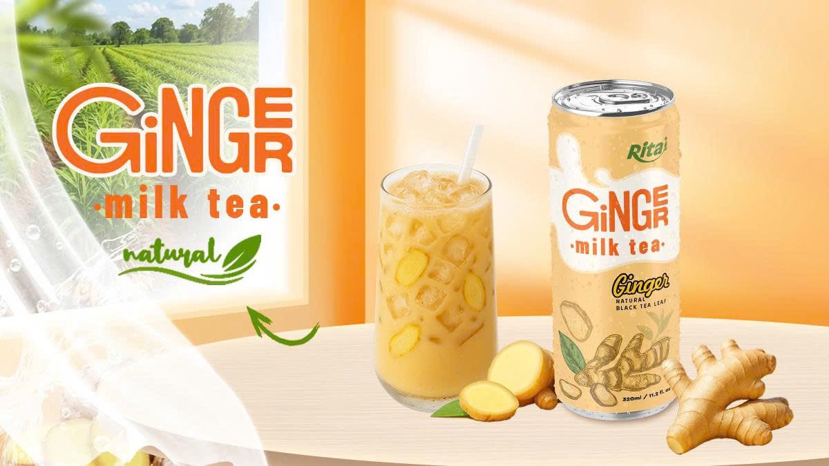Ginger Milk Tea 320 Can Banner2