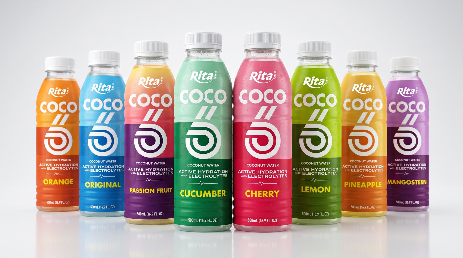 500ml Active Hydration Coconut Water with Electrolytes – Cherry Flavor Poster 2