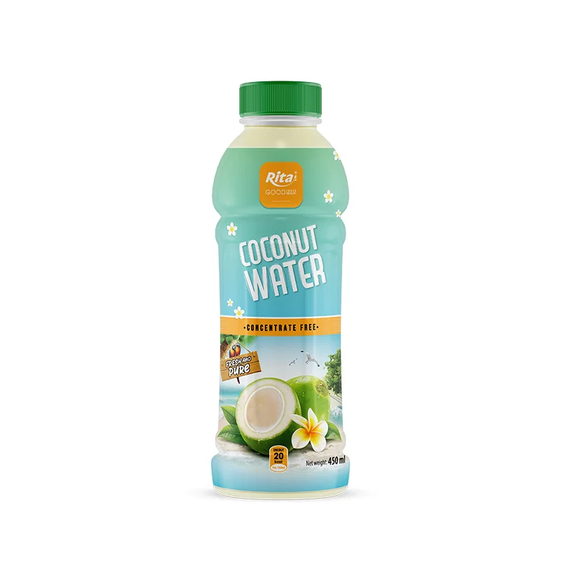 450ml Pet bottle Young Coconut water fresh compensate for dehydration