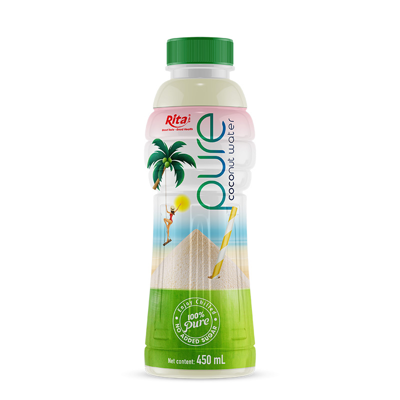 450ml pet bottle 100 pure coconut water no add sugar