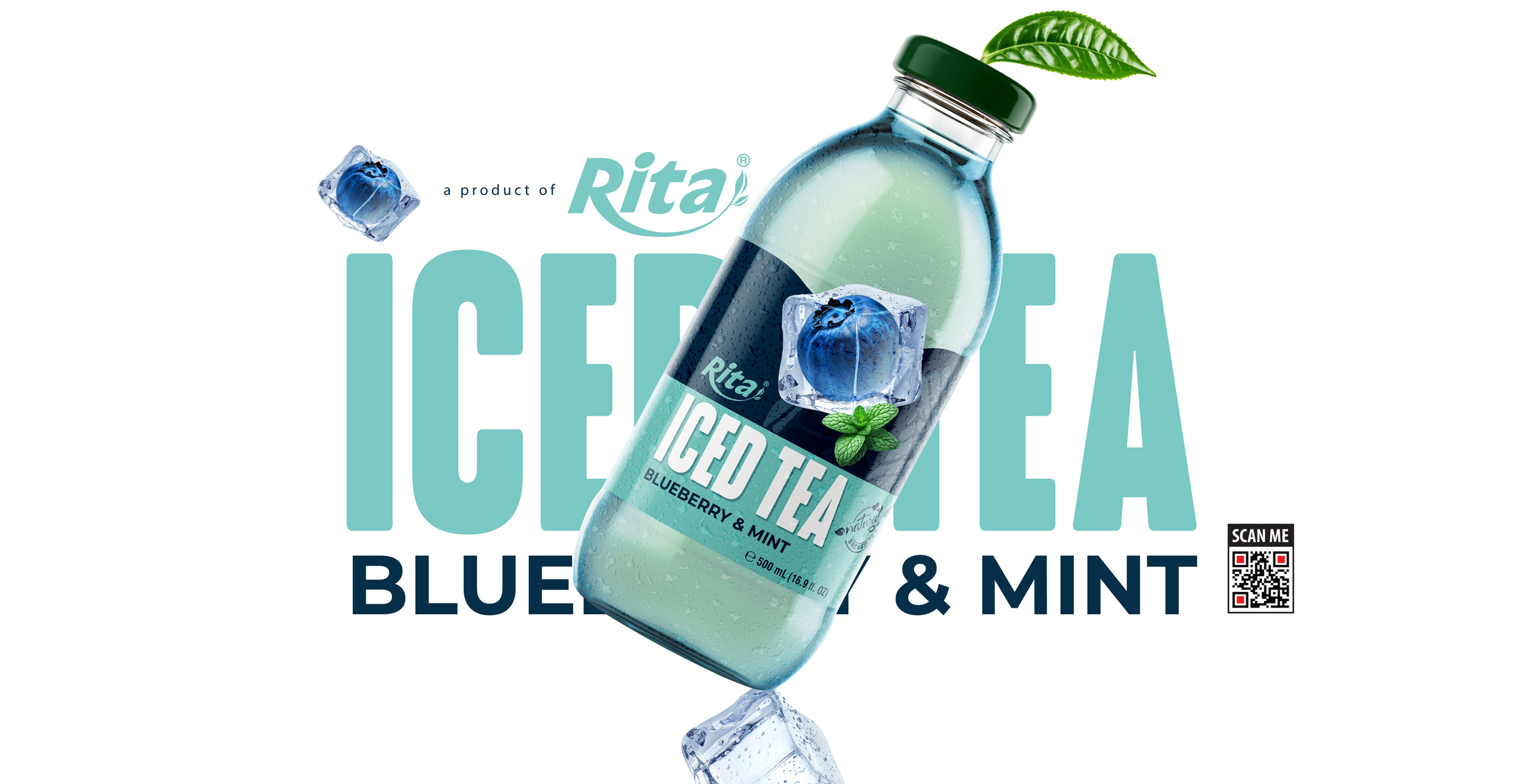 Blueberry Mint Ice Tea 500ml