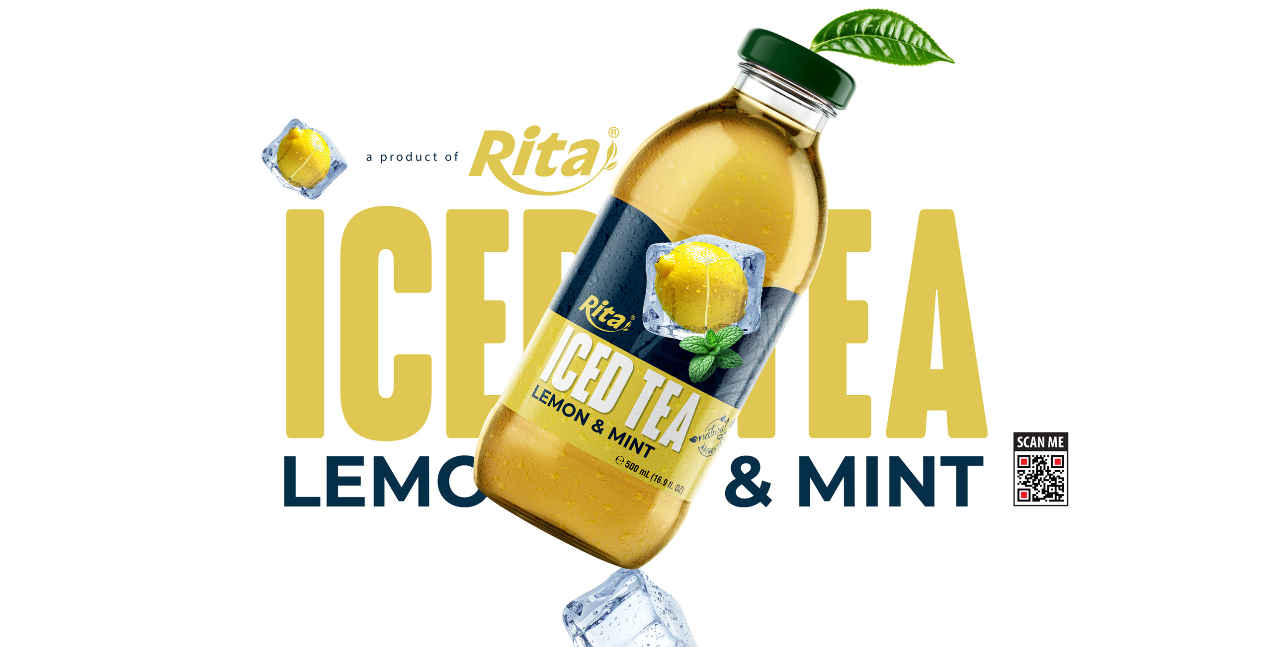 Lemon Mint Ice Tea 500ml