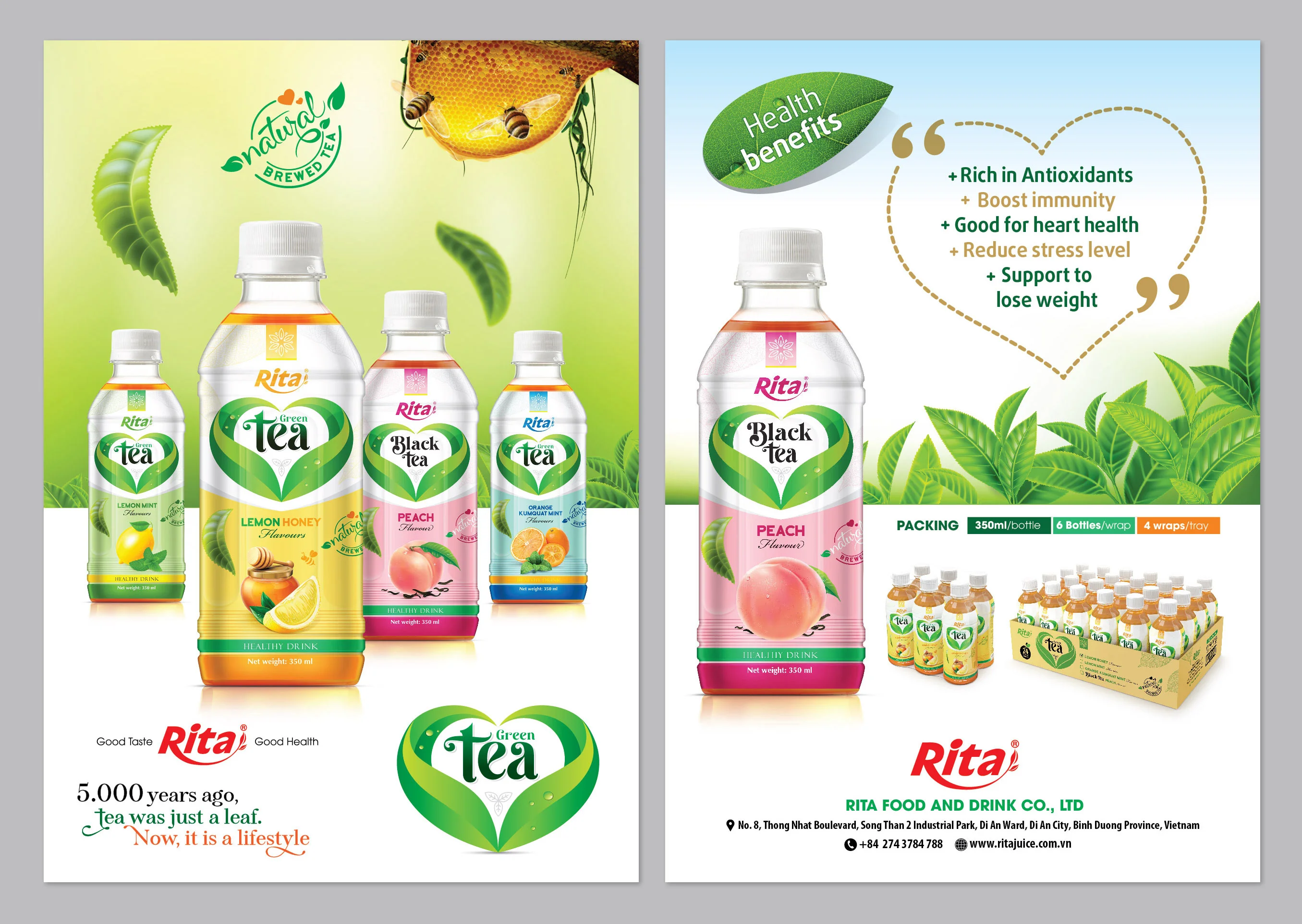 Poster Tea 350ml English