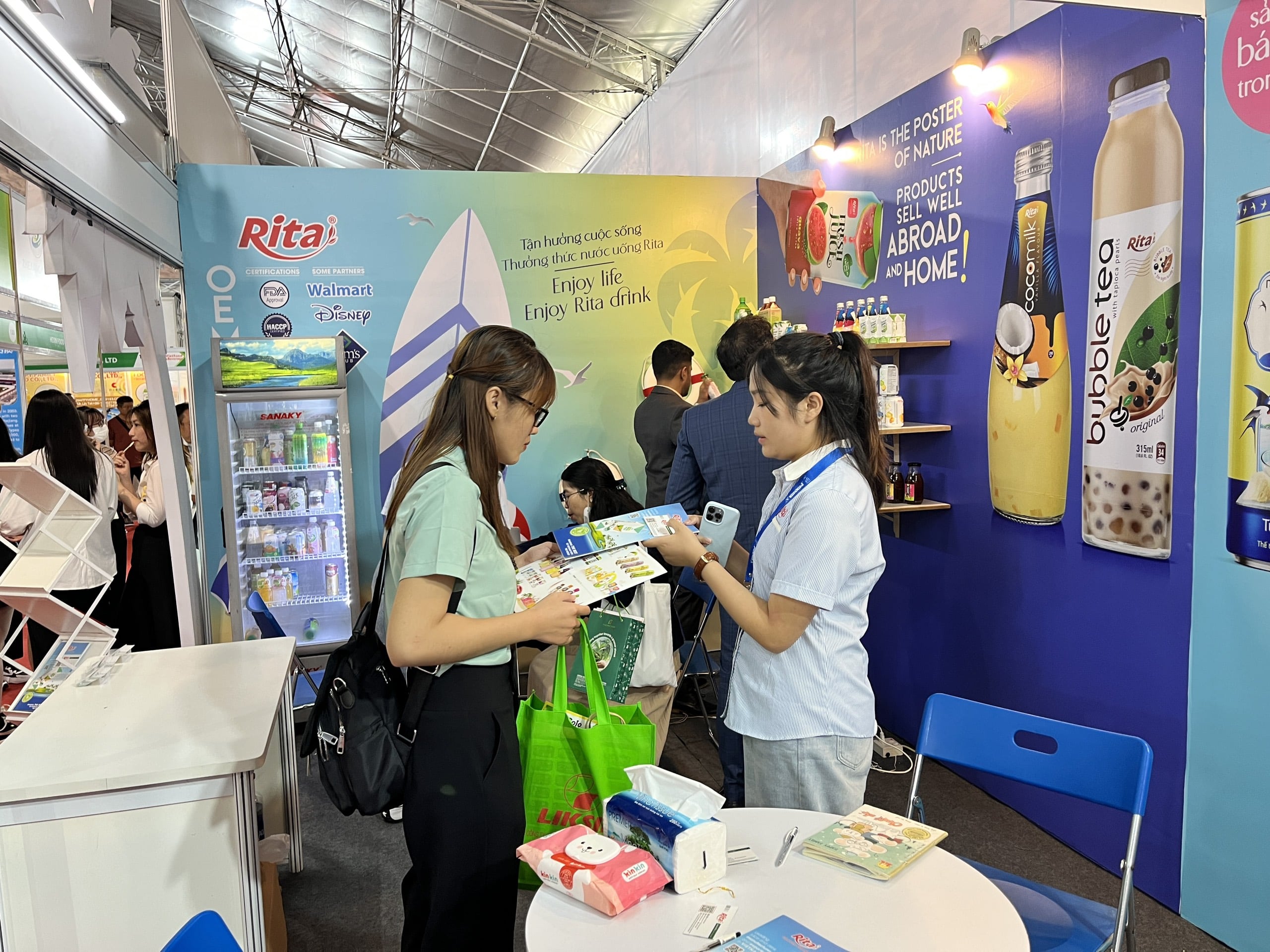 Rita company at 2023 Vietfood Beverage