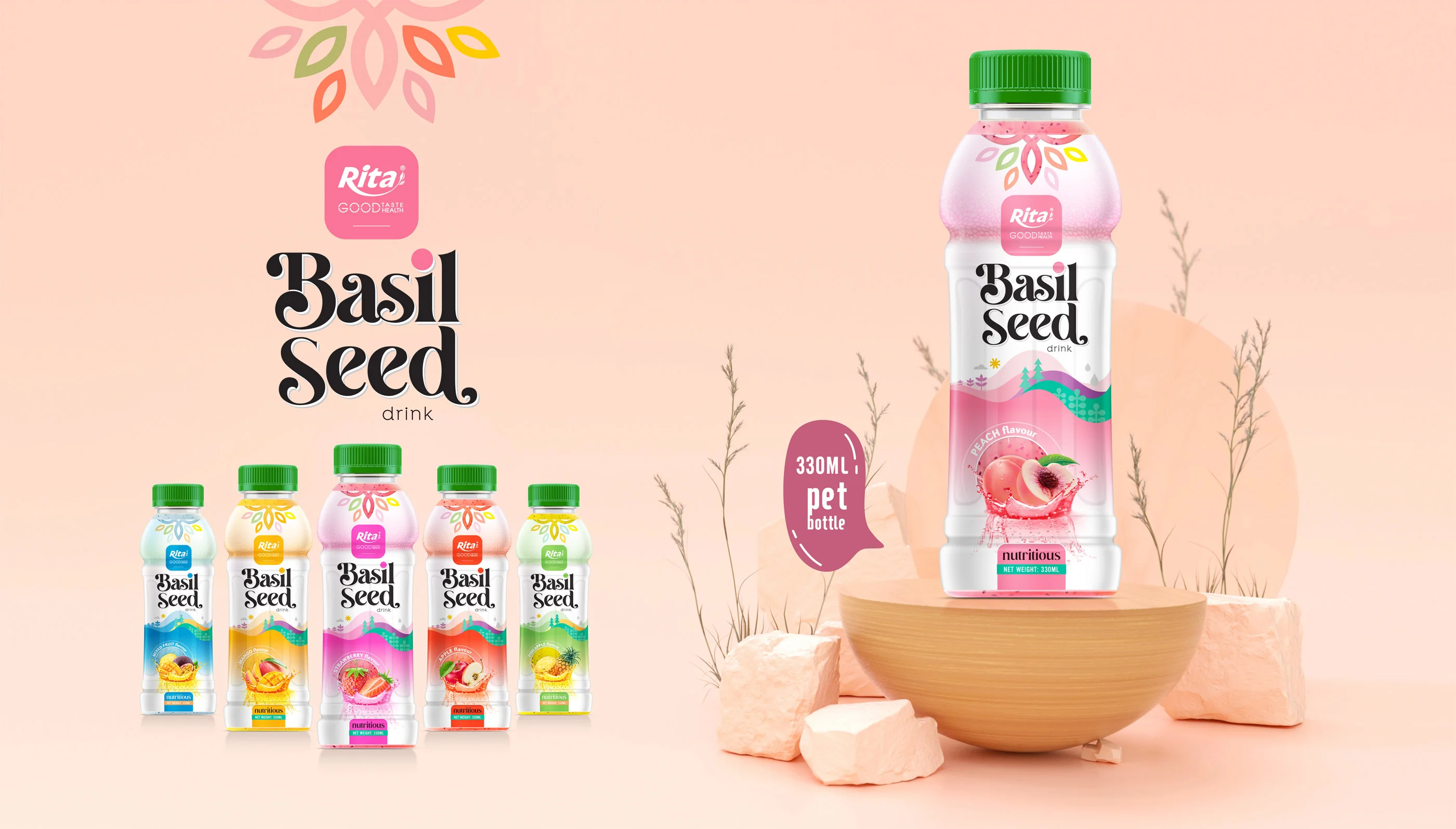 Poster Basil seed 330ml Pet 2B
