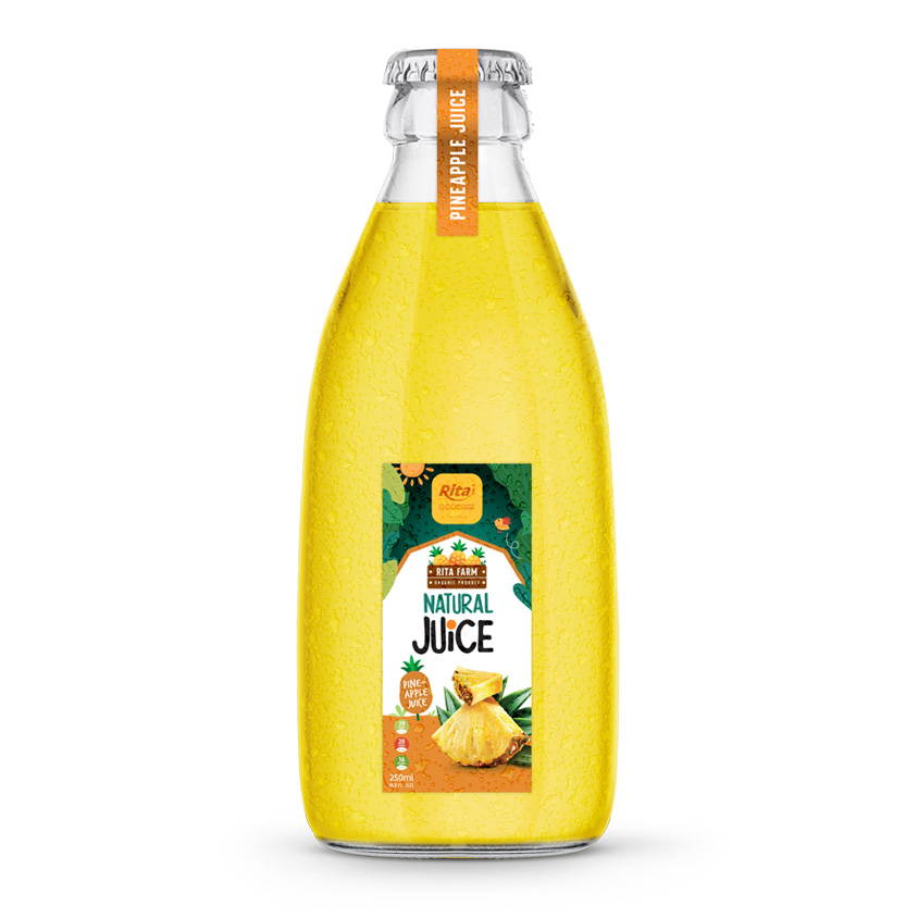250ml glass bottle fruit juice 04