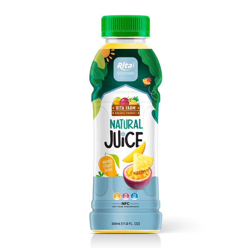 Natural Juice Mixed 330ml Pet