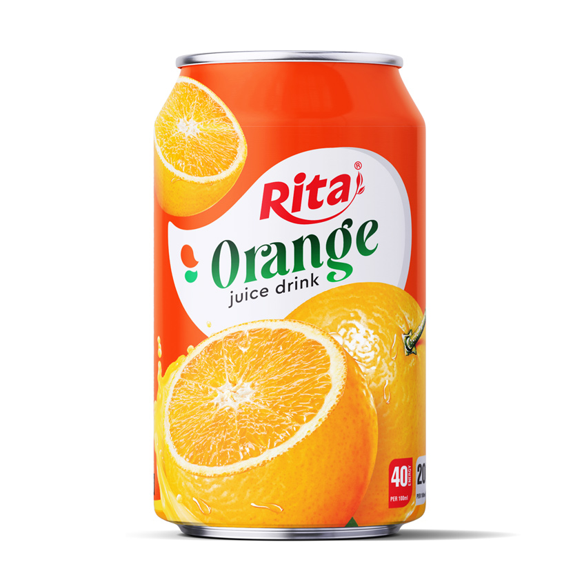 Best buy 330ml short can tropical orange fruit juice