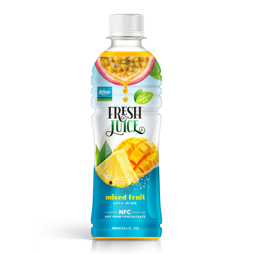 Mixed fruit juice 400ml PET