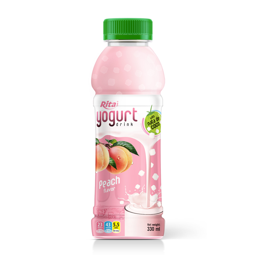 Yogurt Peach 330ml Pet