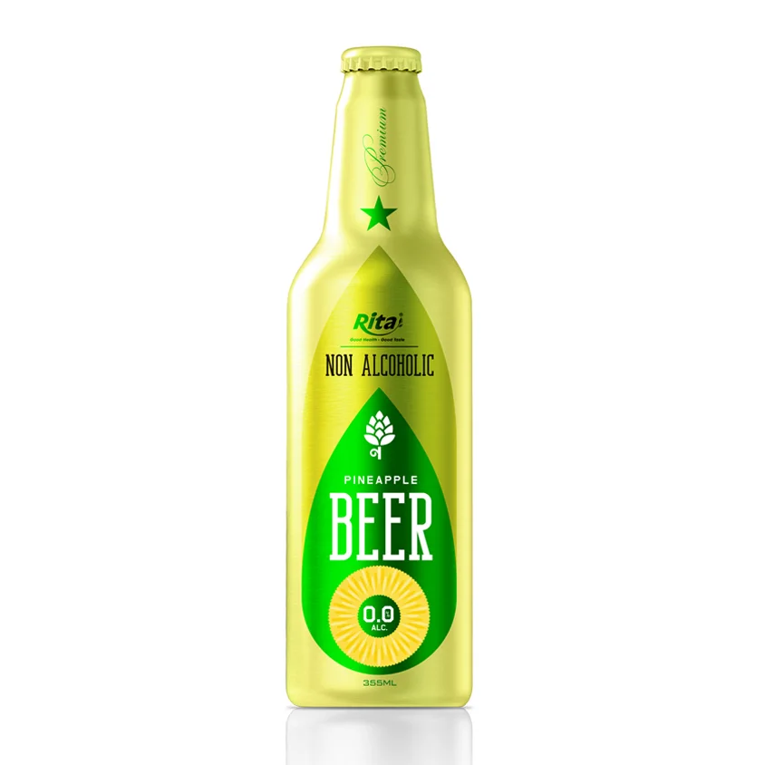 Beer non alcoholic pineapple 