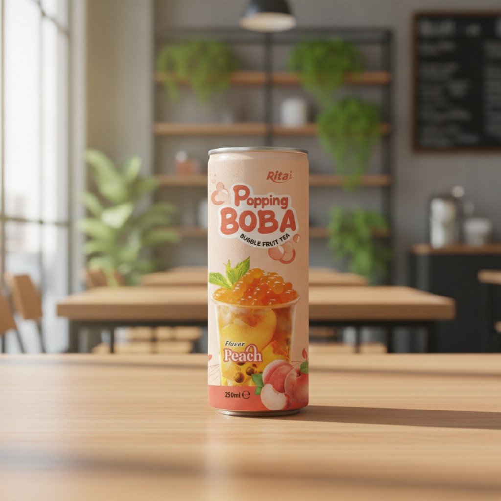 Market Analysis: The US and Europe as Prime Targets for Popping Boba Bubble Fruit Peach Tea
