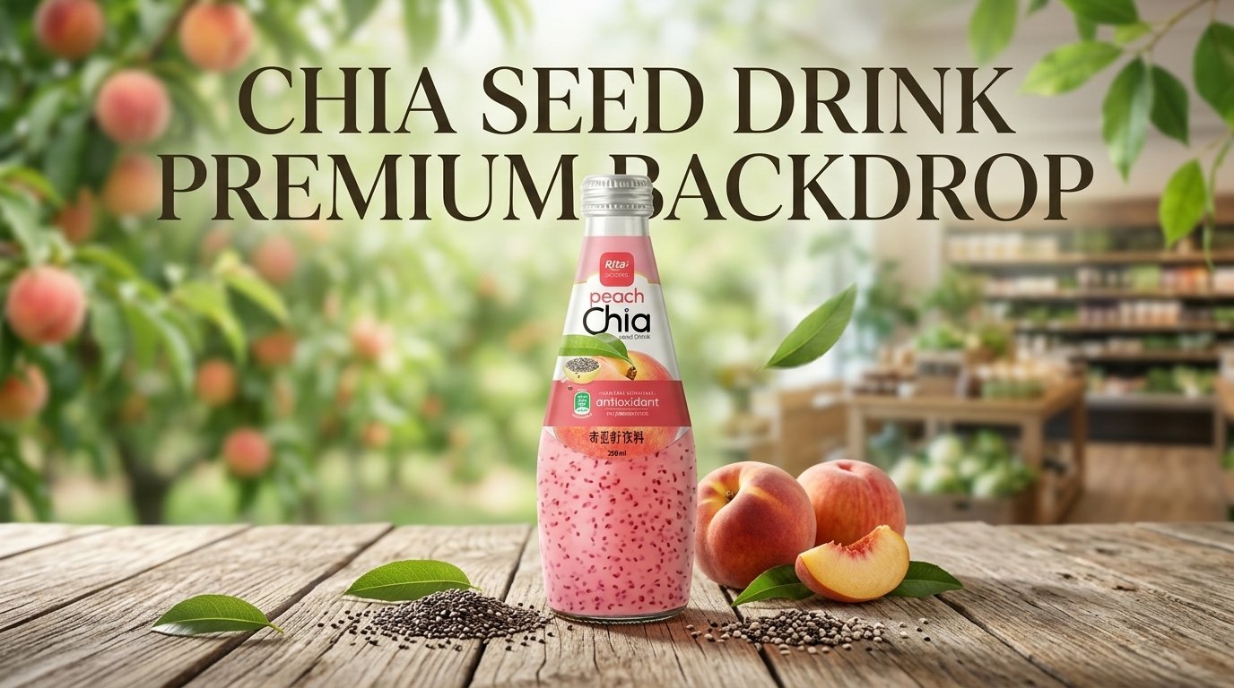 CHIA SEED DRINK PREMIUM BACKDROP