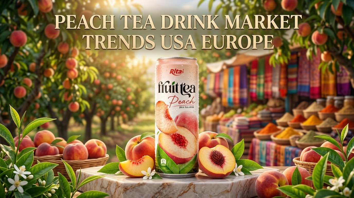 PEACH TEA DRINK MARKET TRENDS USA EUROPE