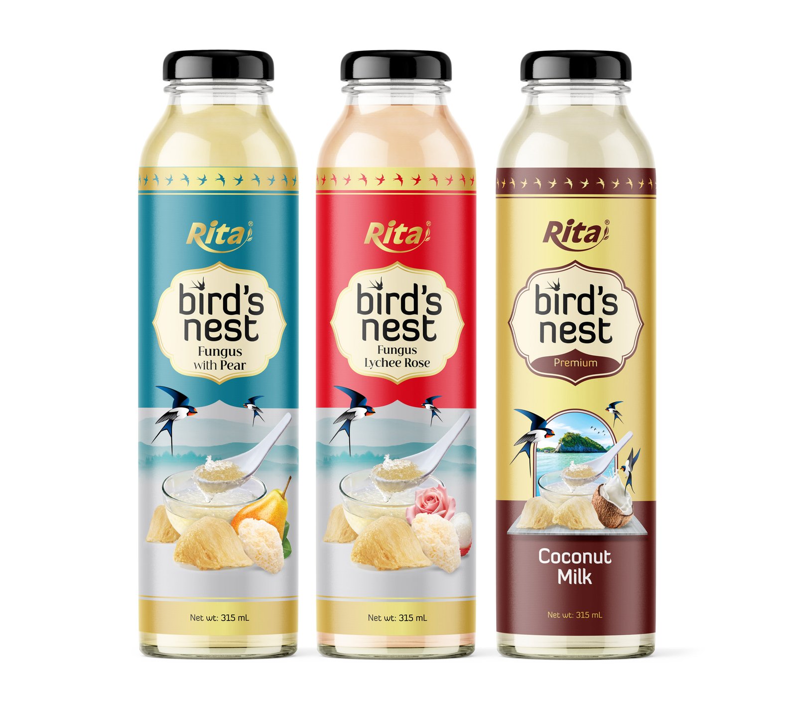 Bird's Nest Coconut Milk 315ml Poster 1