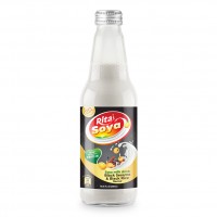 100% Vegan  Rita Soya Milk Drink Black Sesame And Black Rice 10.05 Fl Oz Glass Bottle