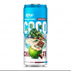 10.8 Fl Oz Young coconut water with Chocolate 320ml
