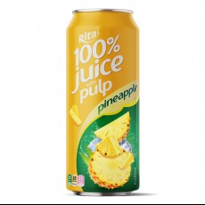 100 Pineapple Juice with Pulp 500ml Cans