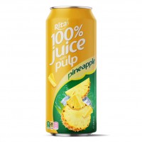 Hot Trending 500ml Can 100% Pineapple Juice Drink