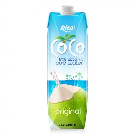 100 organic coconut water  original no added sugar 1L Paper Box