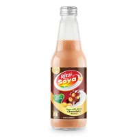 100% Vegan  Rita Soya Milk Drink Chocolate 10.05 Fl Oz Glass Bottle