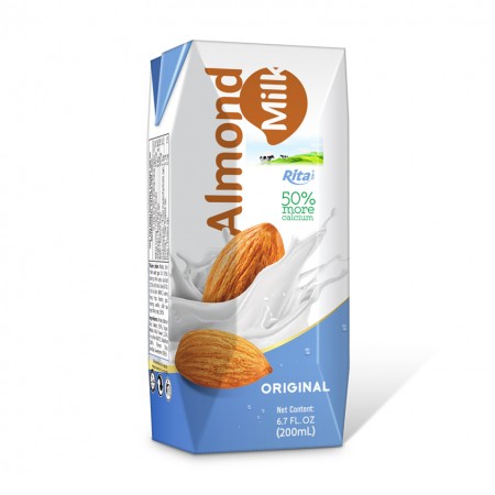 200ml Paper Box Almond Milk Drink