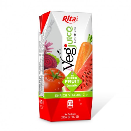 200ml Rita Paper Box Health Fruit Vegetable Juice