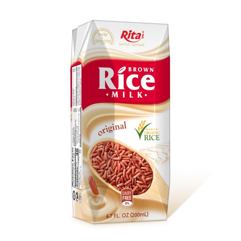 200ml Rita Paper Box Original Brown Rice Milk