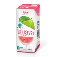 OEM Product 200ml Paper Box Natural Guava Juice 