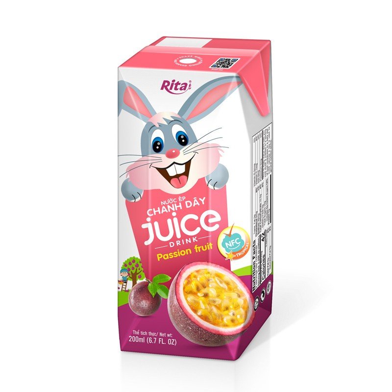 200ml paper box passion juice