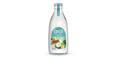  250ml Glass Bottle 100% Pure Coconut Water Original Flavor 