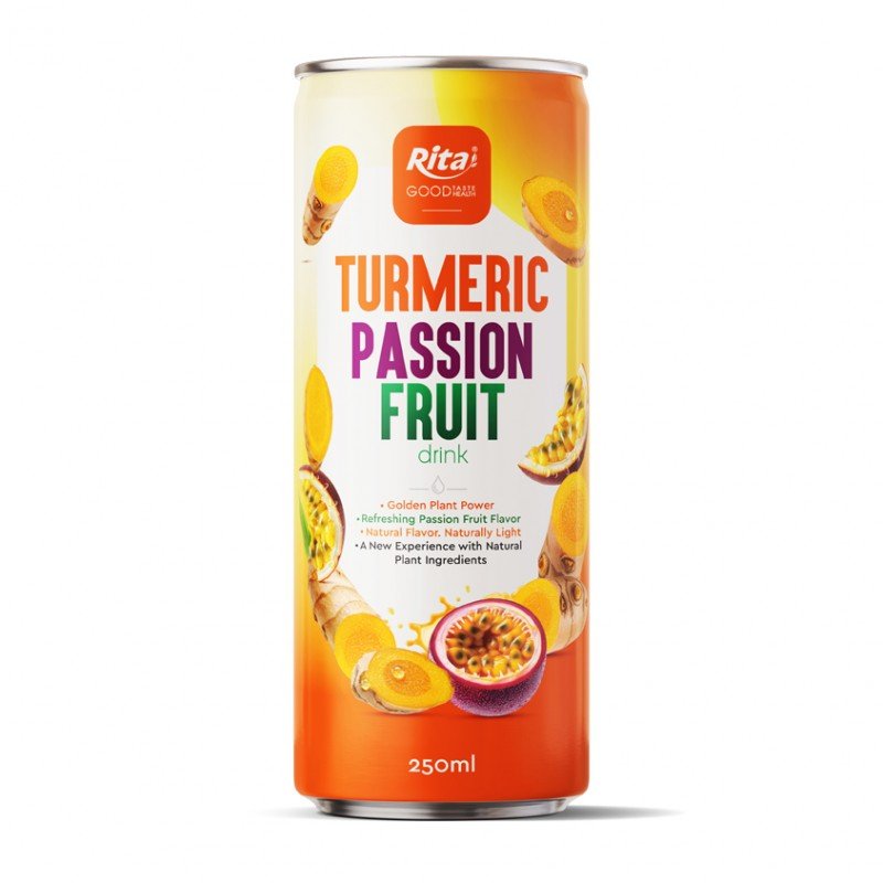 250ml-turmeric-passion-fruit-drink-slim-can-oem-beverage-893