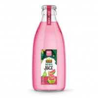 250ml Glass Bottle Natural Guava Juice Drink