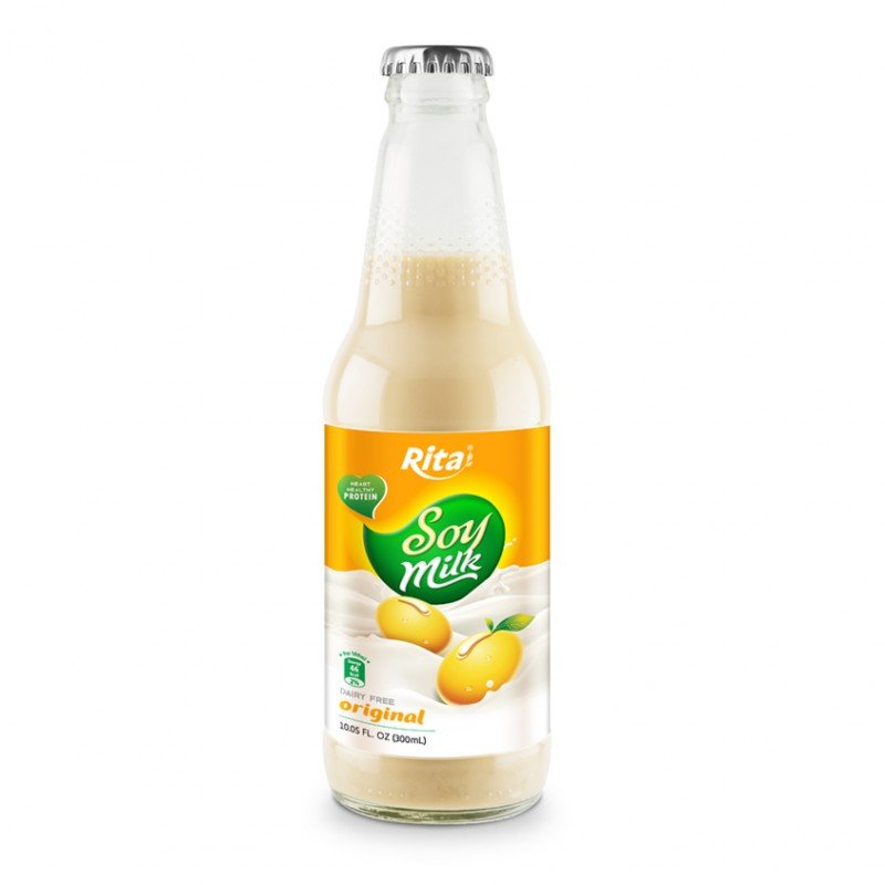 300ml Glass bottle Soy Milk