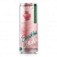 Indulge in the Sparkling Freshness of Cherry-Flavored Water Mix!