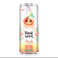 330ml-can Basil-seed Peach-juice