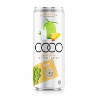 330ml Canned Coconut Water with Pineapple Flavor