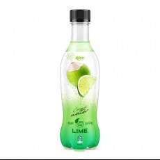 400ml Pet Bottle Organic Sparkling Lime Flavor Coconut Water