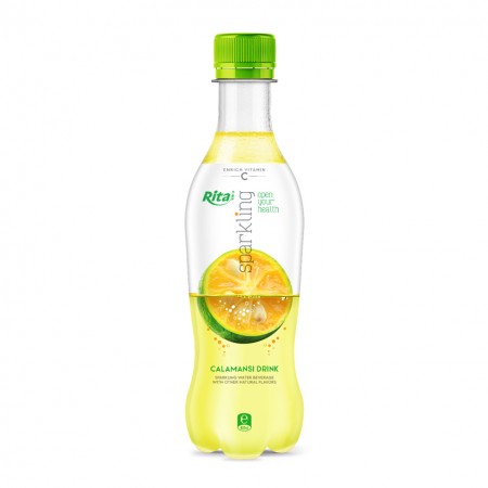 400ml Pet bottle Calamansi Flavor Sparkling Drink