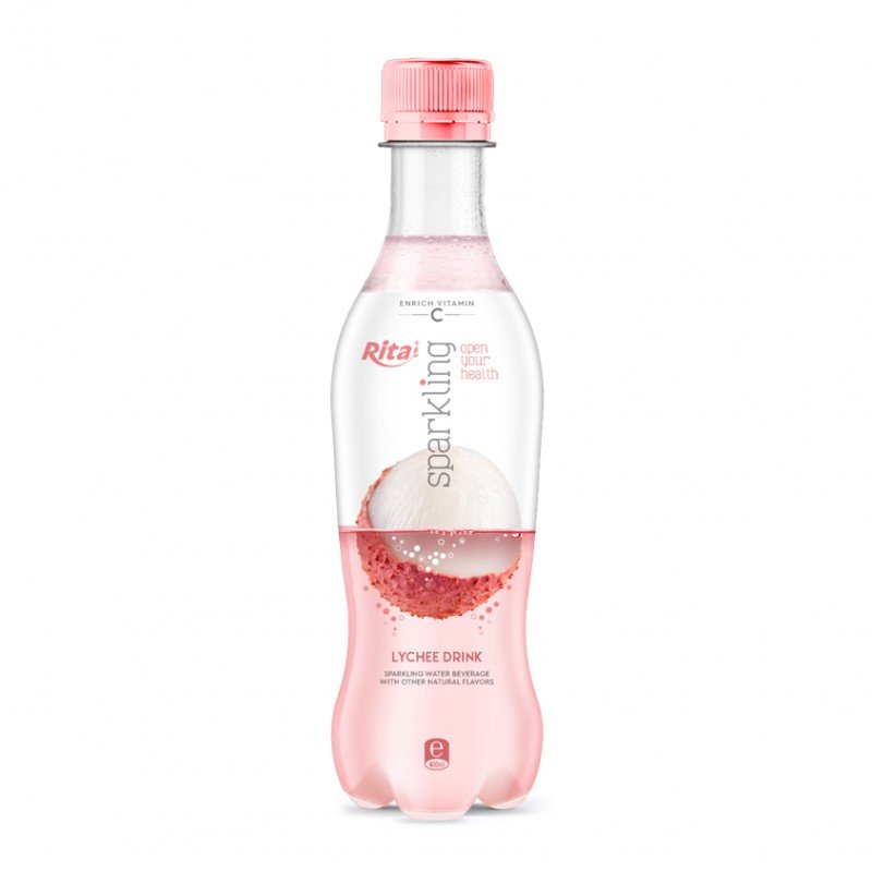 400ml Pet bottle Lychee Flavor Sparkling Drink