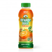 Rita Fresh Pet Bottle Orange Juice 450ml With Pulp Drink Natural