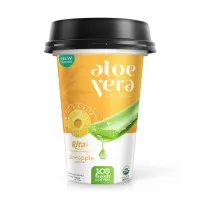 Natural Aloe Vera Pineapple Flavor 330ml PP Cup Rita Brand 