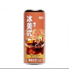 All 330ml sleek can Iced Americano hazelnut