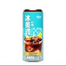 All 330ml sleek can Iced Americano lemon
