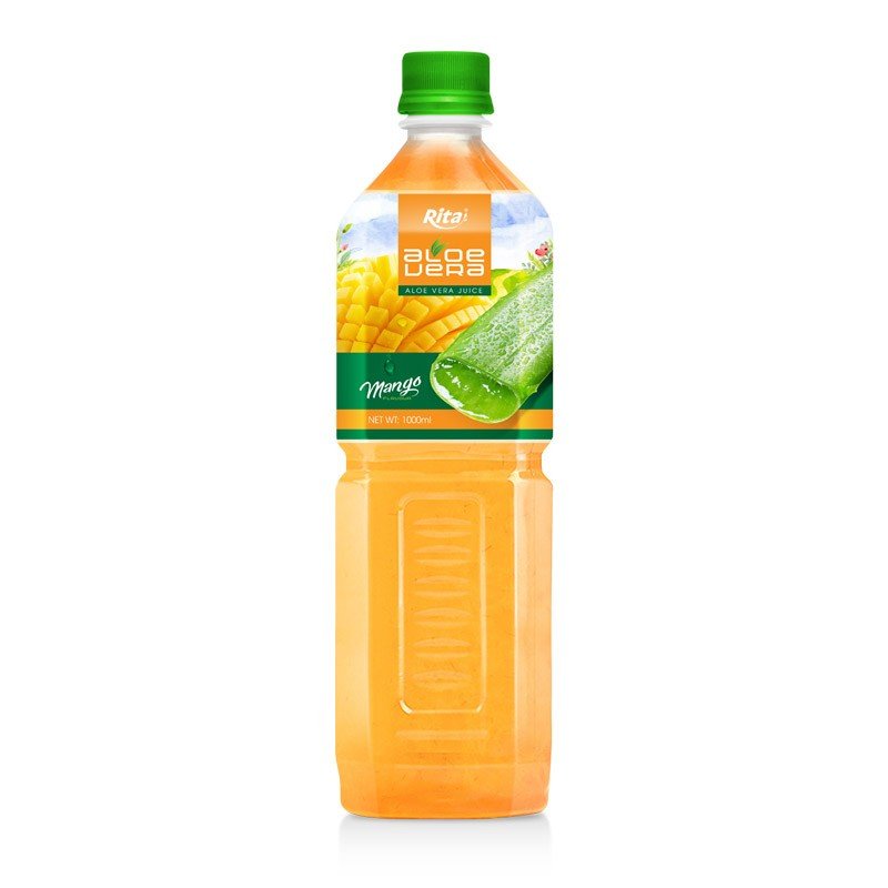 Aloe vera with mango flavor 1000ml Pet bottle