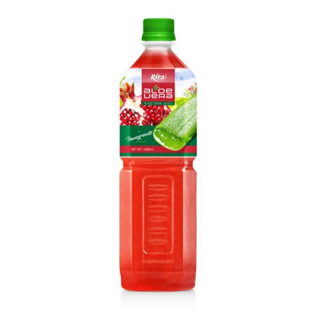 Aloe vera with pomegranate flavor 1000ml pet bottle 