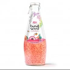 Basil Lychee 290ml Glass Bottle