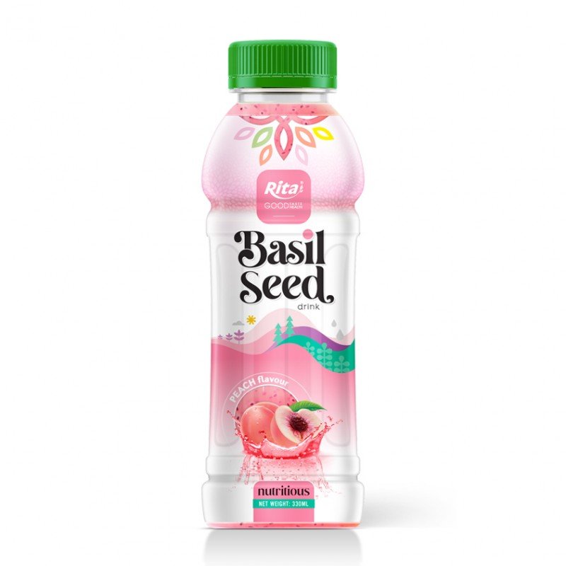 Basil seed 330ml Pet Peach 1