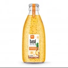 Basil seed pineapple 250ml glass bottle