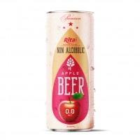 Non Alcoholic Apple Beer 330ml Can Rita Brand